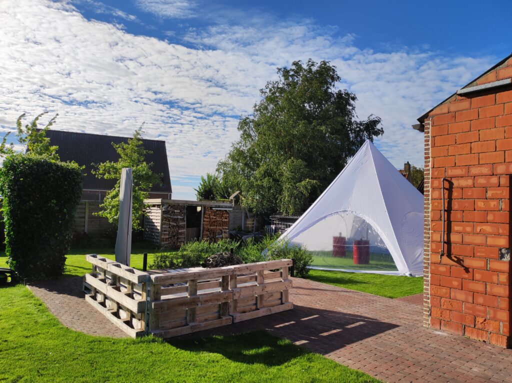 Stertent wit 10m